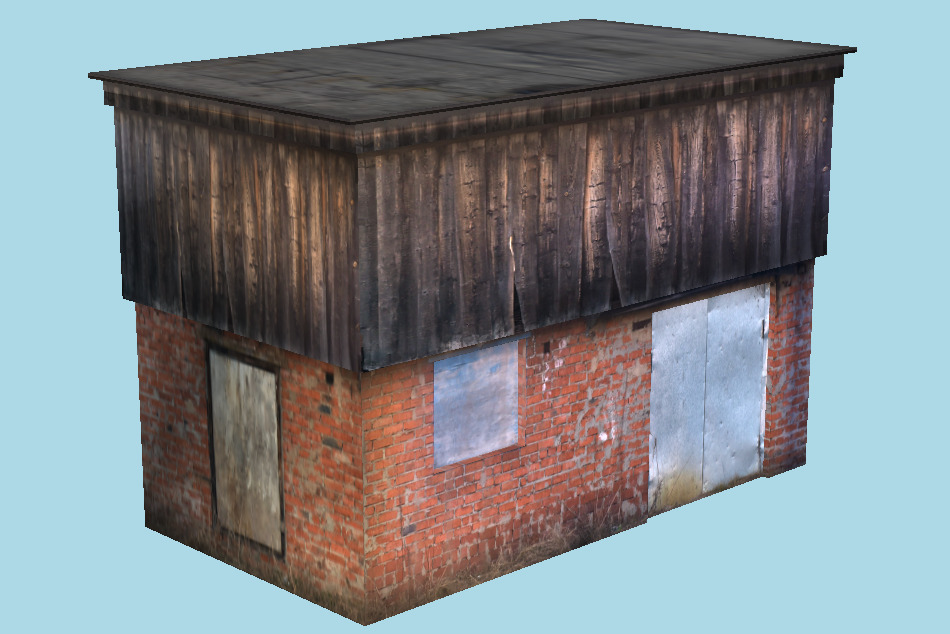 Booth 3d model