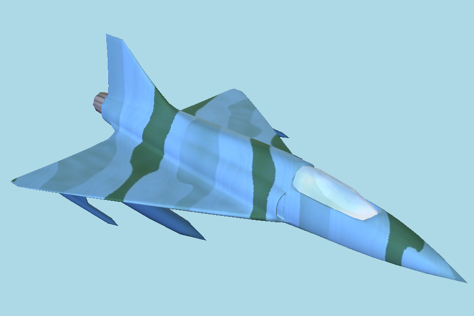 Military Fighter Plane 3d model