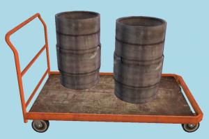 Hand Truck wheelbarrow, cart, barrow, wagon, carriage, vehicle