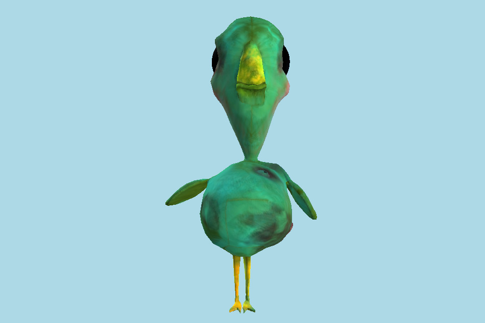 Mini Bird 3d model