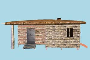 House hut, cottage, shanty, shack, cabin, small, house, home, farm, country