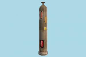 Gas Bottle bottle, gas, propane, oxygen, cylinder, object