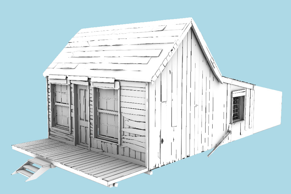 Cowboy House 3d model