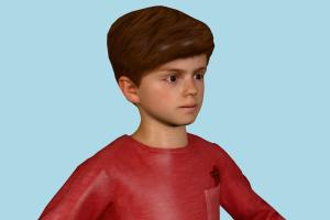 Tyler Boy Child children, young, boy, male, people, human, character, renderpeople