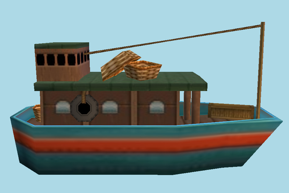 MySims Kingdom Richard`s Boat 3d model