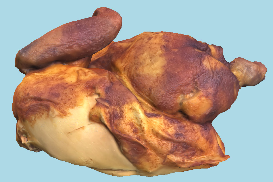 Grilled Chicken 3d model