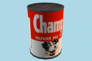 Canned Food canned-food, dog-food, canned, can, food, foods, lowpoly