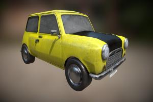 Mr.Bean Car mini, cooper, mr, bean, substancepainter, substance, cool, car