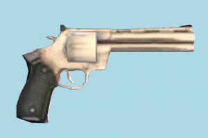 Revolver revolver, pistol, handgun, weapon, gun, firearm, arm, lowpoly