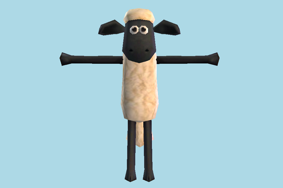 Shaun the Sheep 3d model