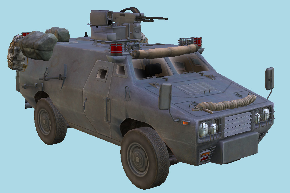 Battlefield 4 Trucks - ZFB-05 Tank 3d model