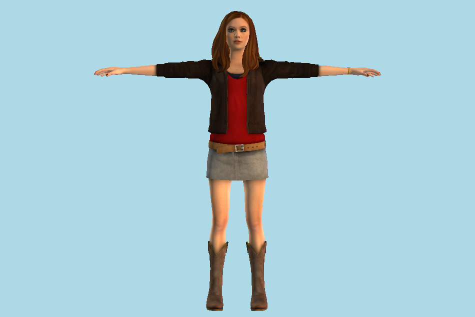 Doctor Who: The Adventure Games Amy Girl 3d model