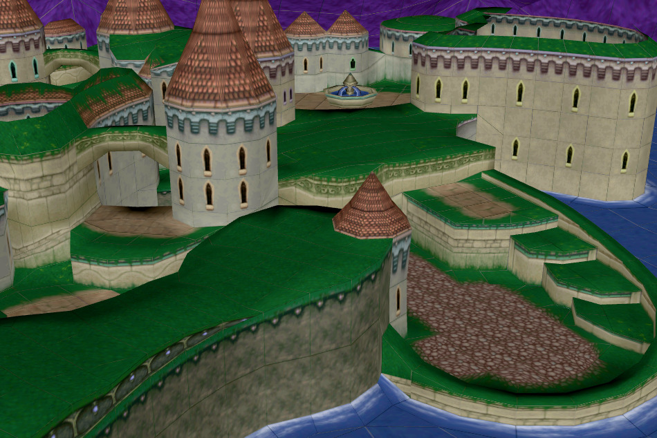 Spyro the Dragon - Town Square 3d model