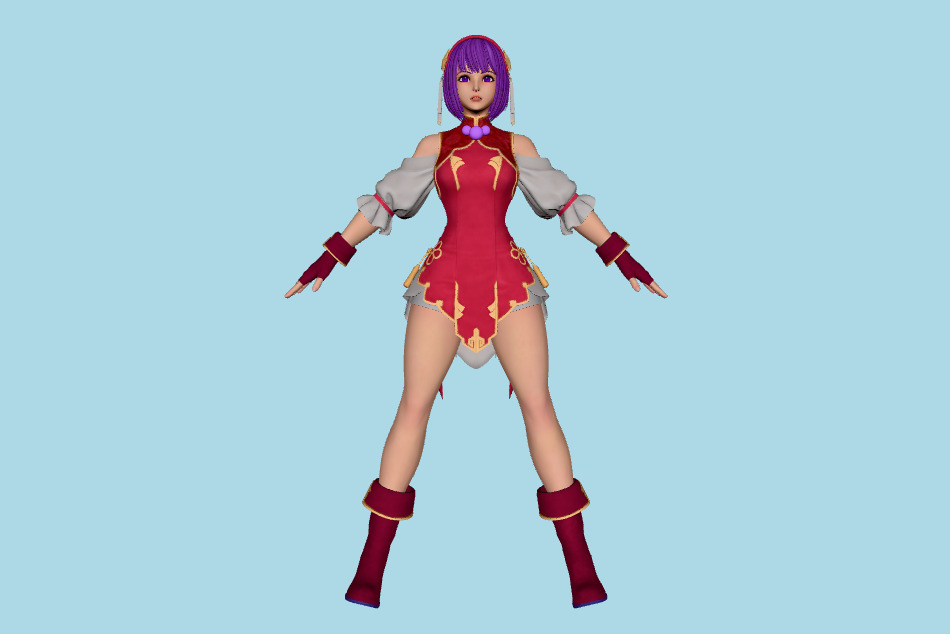 King Of Fighters XV - Athena Asamiya 3d model