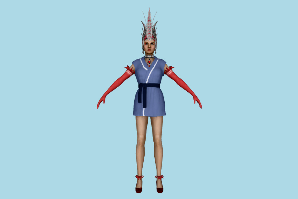 Kristin Harris 3d model