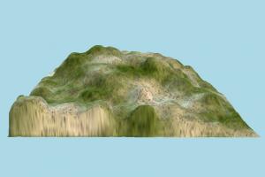 Terrain terrain, mountain, hill, land, ground