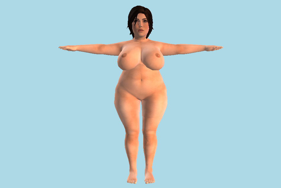 Lara Fat Woman 3d model