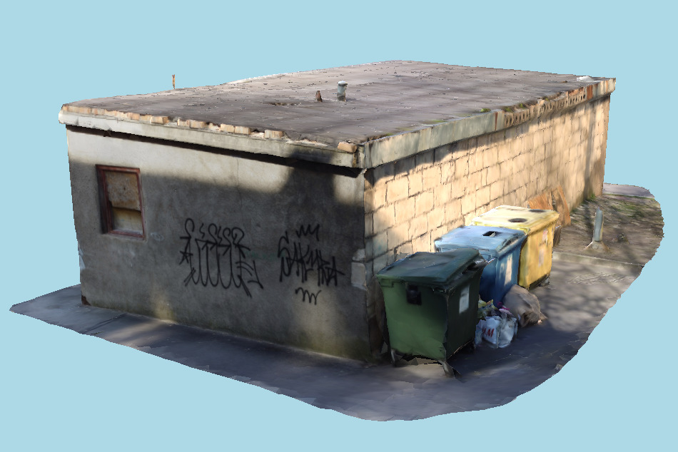 Small Old Building 3d model