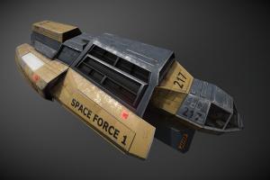 Space Force One Transport Spaceship train, transportation, one, future, transport, spacecraft, conecpt, force, cargo, commercial, vehicledesign, haulage, logictics, vehicle, sci-fi, 1, container, space, spaceship