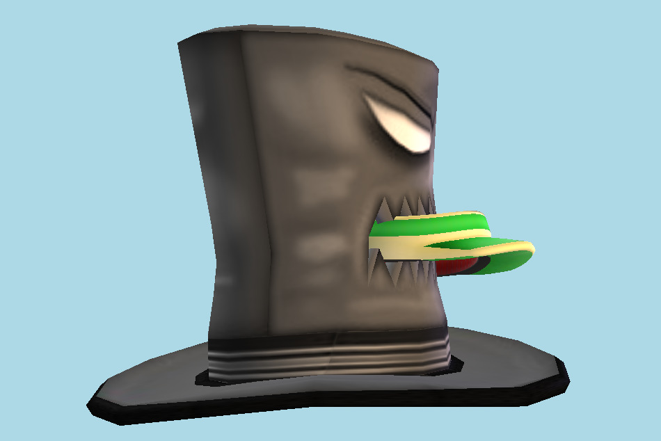 Roblox Hat Eating Hat 3d model