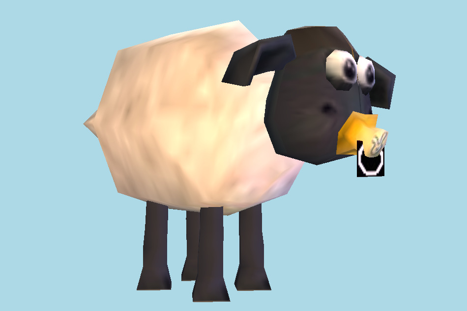 Shaun the Sheep Timmy 3d model