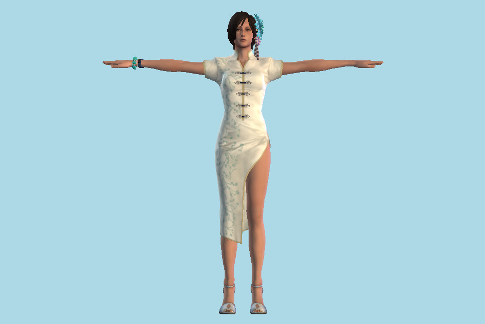 Resident Evil 6 - Ada Wong - Mercenaries Outfit 3d model