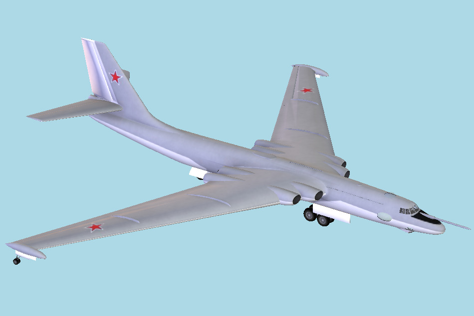 Miassichtchev-M4-Bison Airplane 3d model