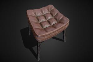 Old leather chair leather, furniture, old, game-model, old-furniture, pbr-shader, chair-furniture, leather-chair, pbr-texturing, pbr-game-ready, leather-furniture, game, pbr, gameart, chair, gameasset, gameready