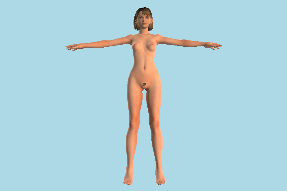 Ashley Graham Nude 3d model