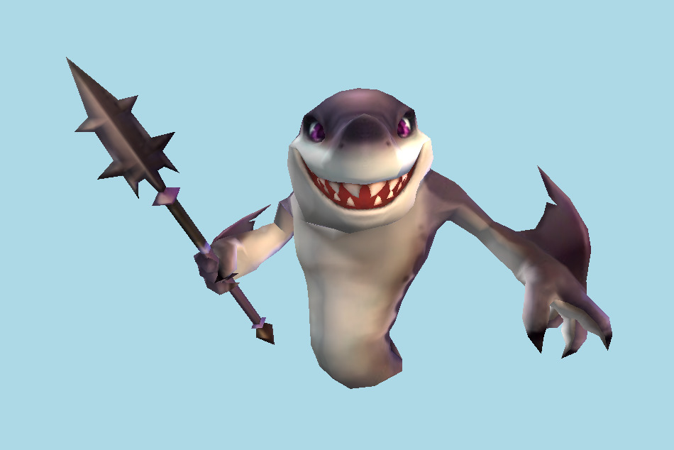 Summoners Dark War Charger Shark 3d model