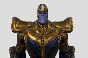 Thanos (Rigged) marvel, end, avengers, stones, vilain, thanos, scarletwitch, game, avengersendgame, sooriyaa