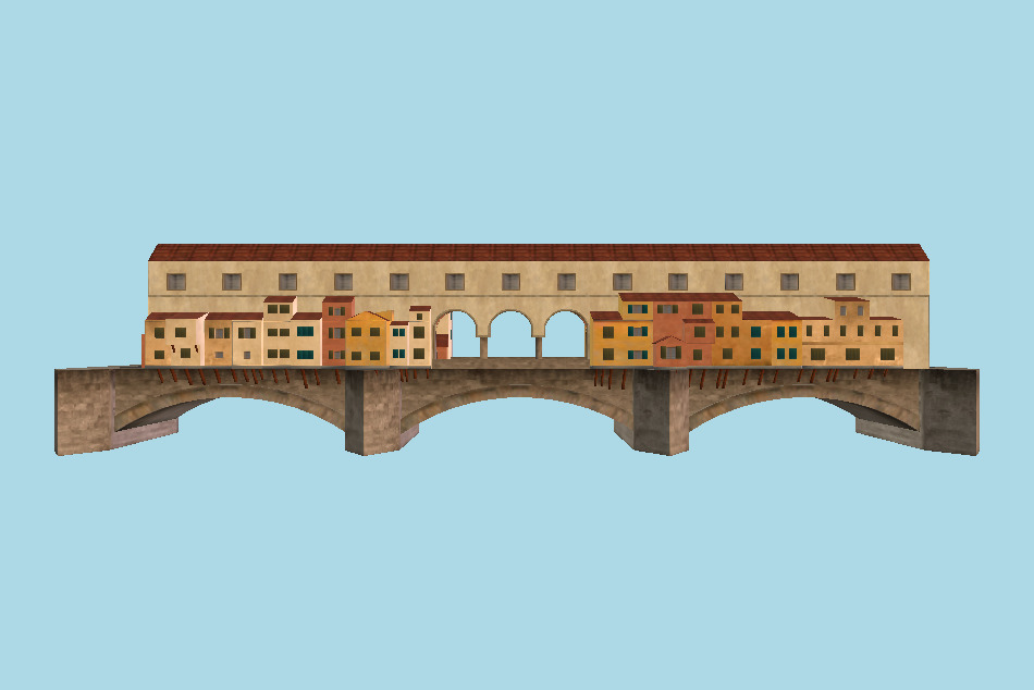 Ponte Vecchio 3d model