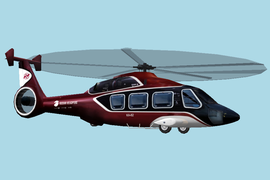 Kamov 62 Helicopter 3d model