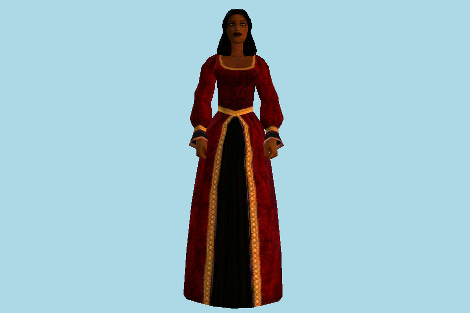 Petra Woman 3d model
