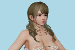 Monica DOA, hentai, girl, woman, female, people, human, xna, characters, rigged