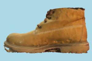 Boot scanned-model, shoes, shoe, boot, boots, sandal, footwear