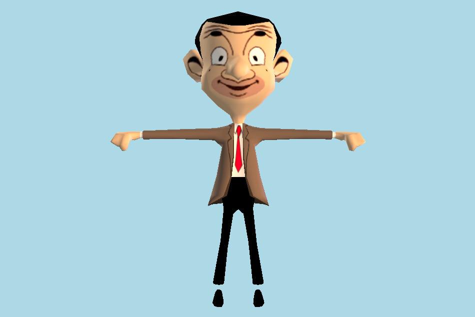 Mr Bean 3d model