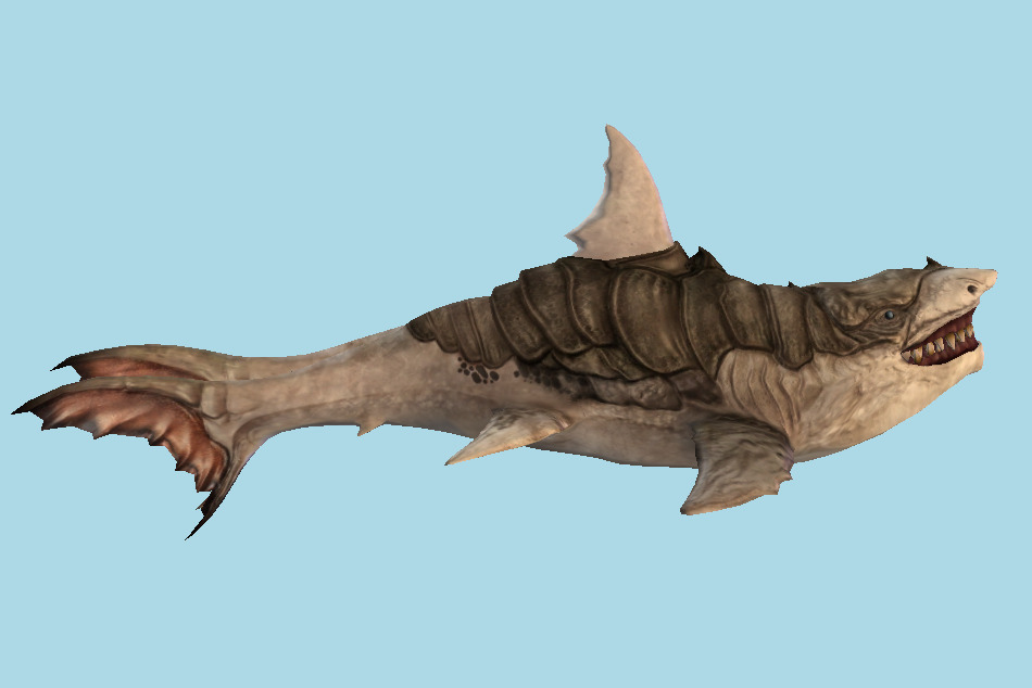 Zaralok Shark 3d model