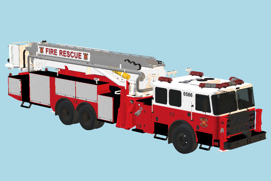 Fire Truck 3d model