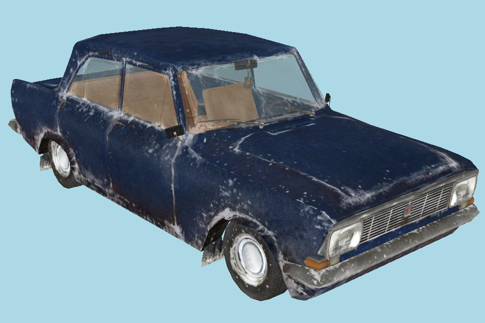 Old Traditional Car 3d model