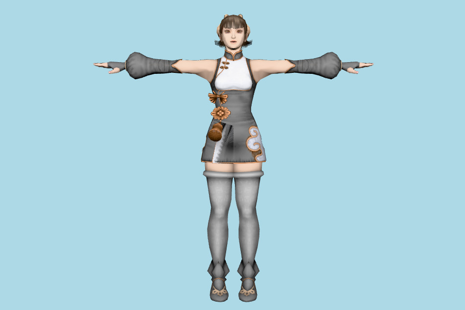 Soul Calibur 3 Xianghua 3d model