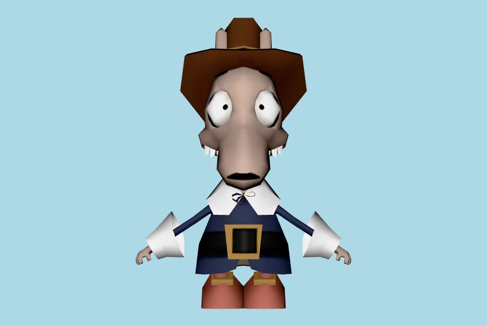 Pilgrim RockoPilrocko 3d model
