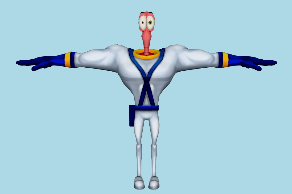 Earthworm Jim 3d model