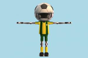 Chibi-Robo Soccer chibi-robo, soccer, football, character, cartoon