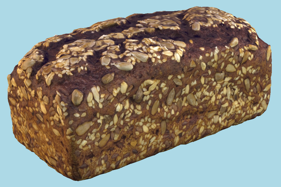 Bread Cake 3d model