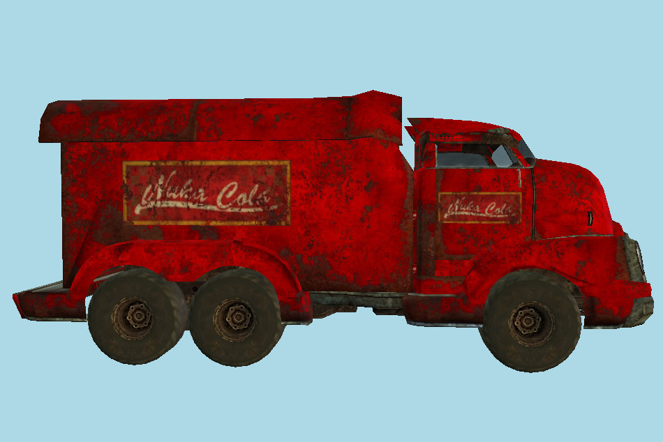 Nuka Cola Truck 3d model