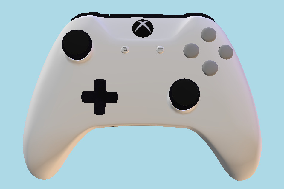 Xbox One S Controller 3d model
