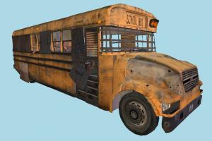 Old Broken Bus