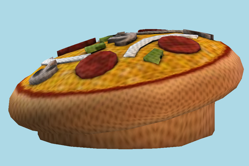 Roblox Pizza Place Cook Hat 3d model
