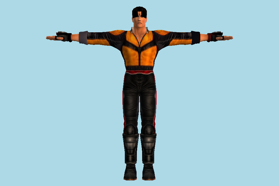 Tekken Jin Kazama Tag Tournament 3d model